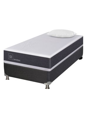 Imagen 1 del producto Box Spring New Ortopedic B5 Black 1 Plaza + Almohada