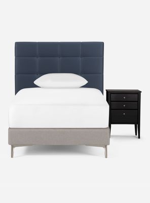 Imagen 2 del producto Set Muebles Respaldo 1.5 Plazas + Velador Issey