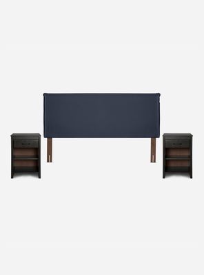 Set Muebles Respaldo King + 2 Veladores Maurice