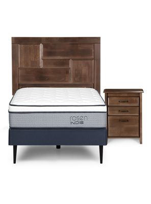 Imagen 2 del producto Cama Europea Indie 1 Plaza + Set Muebles Dolce