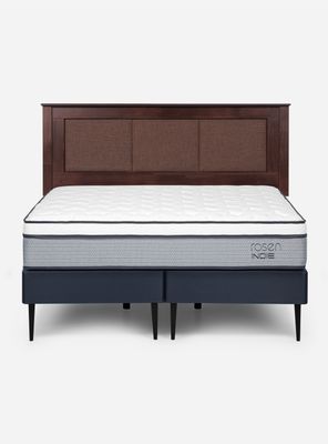 Imagen 2 del producto Cama Europea Indie 2 Plazas Base Dividida + Respaldo