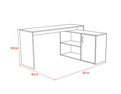 Imagen 2 del producto Escritorio TuHome Axis Negro