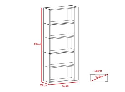 Imagen 2 del producto Combo TuHome Panel TV 55"" + Biblioteca Cubo TuHome