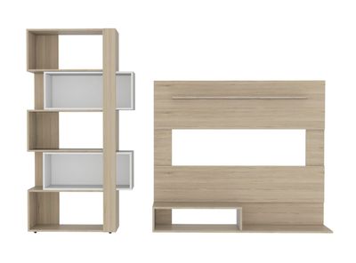 Imagen 1 del producto Combo TuHome Panel TV 55"" + Biblioteca Cubo TuHome