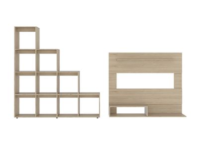 Combo TuHome Panel TV 55"" + Biblioteca