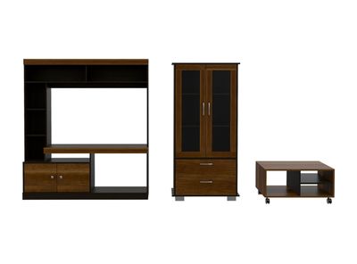 Estante TV 55"" + Vitrina + Mesa Centro Classic