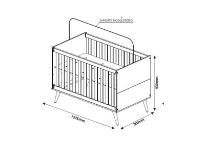 Imagen 2 del producto Cuna Encanto Gris