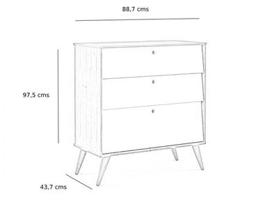 Imagen 2 del producto Cómoda Gold Gris