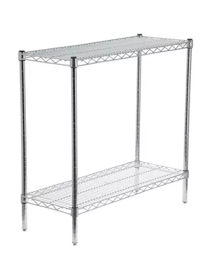 Estante Acero Cromado 36 x 91 x 84 cm 2 Repisas