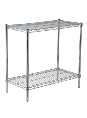 Estante Acero Cromado 46 x 91 x 84 cm 2 Repisas