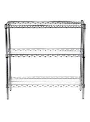 Imagen 2 del producto Estante Acero Cromado 36 x 91 x 84 cm 3 Repisas