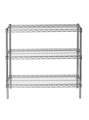 Imagen 2 del producto Estante Acero Cromado 46 x 91 x 84 cm 3 Repisas