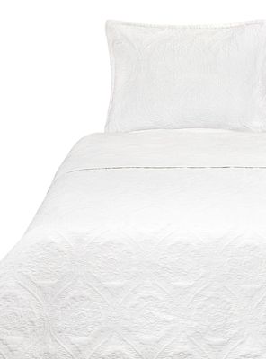 Quilt 1 Plaza Unicolor White