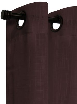 Imagen 2 del producto Set Idetex Cortinas Velo Lino 140 x 220 cm Café Idetex