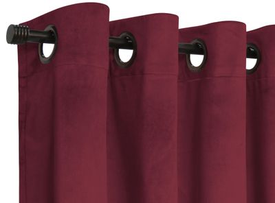 Imagen 2 del producto Set Idetex Cortinas Velvet Illusions Terracota Idetex