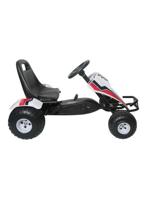 Imagen 2 del producto Auto a Pedal Go Kart Racing Blanco