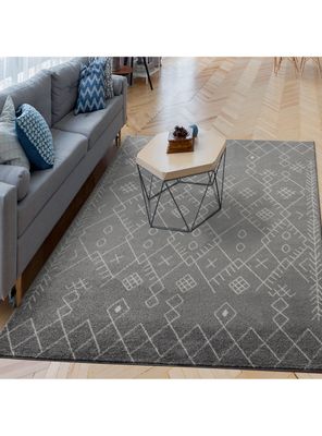 Imagen 2 del producto Alfombra 120 x 180 cm Modalfo Florida27 Gris