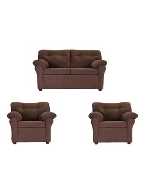 Juego Living Felpa América 2 C + 2 Sillones