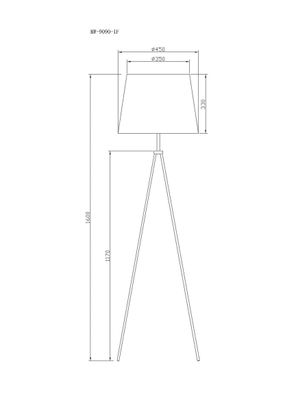 Imagen 2 del producto Lámpara Diseño 3 de Pie Mini Tripode Rojo