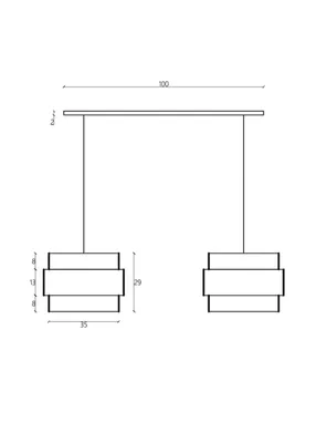 Imagen 2 del producto Lámpara Diseño 3 Colgante Acordeón Doble Cromo