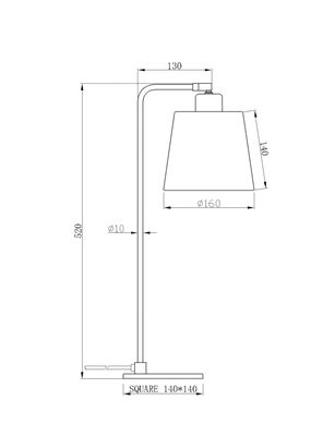 Imagen 2 del producto Lámpara Diseño 3 de Sobremesa Ele Mix Cromo