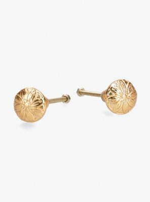 Set de 2 Tiradores Flor Dorado