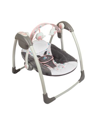 Silla Infanti Nido Mecedora Swing Plástico Rosado Infanti