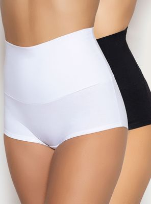 Pack 2 Pantaleta Tiro Alto Algodón Maternal