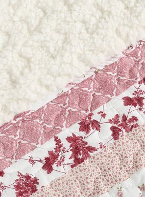 Imagen 2 del producto Quilt Sherpa Flores King