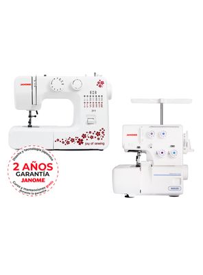 Imagen 2 del producto Combo Máquina de Coser 311 + Overlock 8002D
