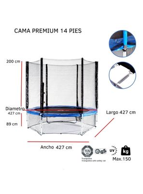 Imagen 2 del producto Cama Elástica 423 Metros