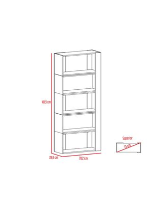 Imagen 2 del producto Combo Living Beijing Rovere Rack Extensible TV 40'' + Biblioteca Cubo + Mesa de Centro TuHome