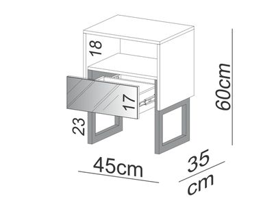 Imagen 2 del producto Velador Paris Off White