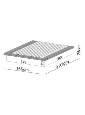 Imagen 2 del producto Base 2 Plazas Tw22 Castaño