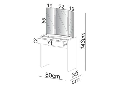 Imagen 2 del producto Tocador Roma Off White