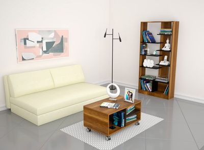 Combo de Living Classic Biblioteca + Mesa de Centro