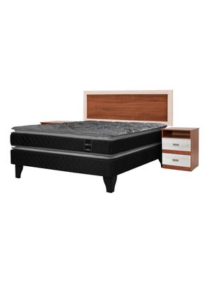 Cama Europea Terapeutic 2 Plazas + Set Alicante