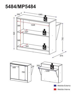 Imagen 2 del producto Isla Comedor Dos Puertas