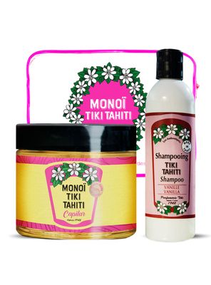 Set Monoi Capilar Total Vainilla Shampoo + Mascarilla 250 ml