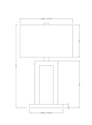 Imagen 2 del producto Lámpara de Sobremesa Mx Sm Cromo Diseño 3
