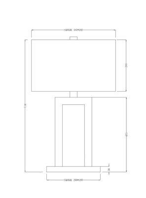 Imagen 2 del producto Lámpara de Sobremesa Mx Sm Bronce Diseño 3