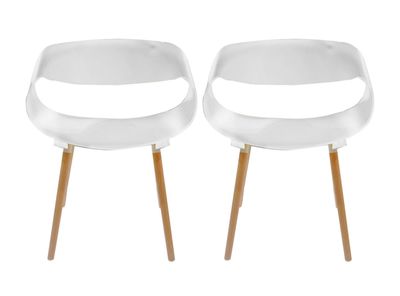 Imagen 1 del producto Par de Sitiales Nórdico Blanco Idetex