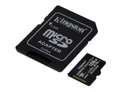 Imagen 2 del producto Tarjeta Kingston de Memoria Micro SD 128GB