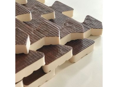 Imagen 2 del producto Set de Goma Eva tipo Madera 30x30 cm 9 unidades