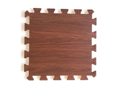 Set de Goma Eva tipo Madera 30x30 cm 9 unidades