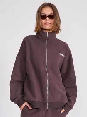 Polerón Coffee Espresso Mock Neck Brand