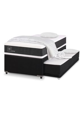 Diván Cama New Ortopedic Black + Set Textil