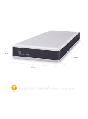 Imagen 2 del producto Colchón New Ortopedic 1.5 Plazas Long