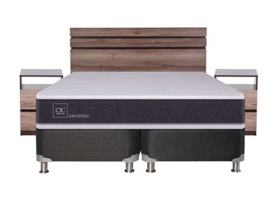 Imagen 2 del producto Box Spring New Ortopedic B5 Black King + Set Muebles Ares