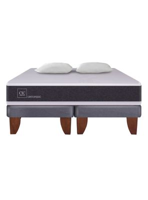 Imagen 2 del producto Cama Europea New Ortopedic 2 Plazas BD + Almohadas